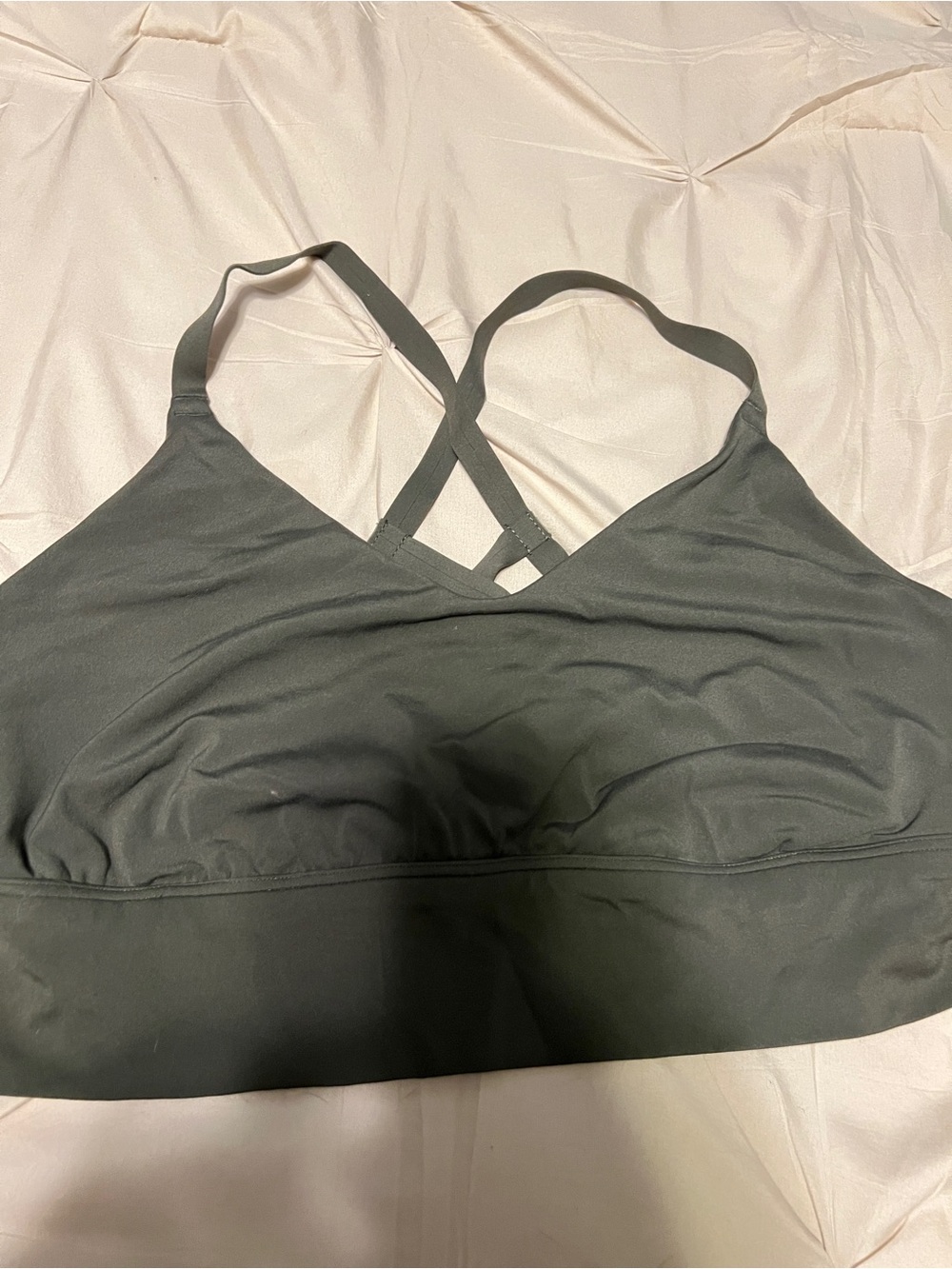 aerie Olive Green Strappy Bralette